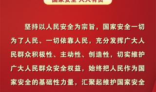 国家安全教育日手抄报内容
